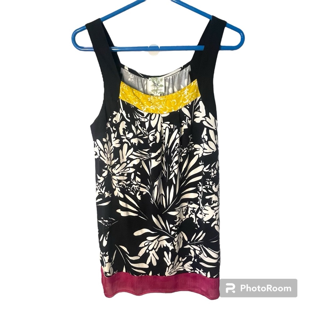 Anthropologie Weston Wear Size Medium Black and White Tank Top